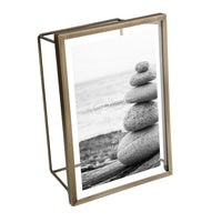 4x6 Wire Frame - Brushed Antique Brass