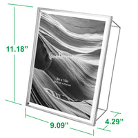 8x10 Wire Frame - Metallic Silver