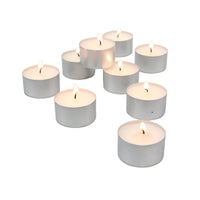 Unscented Tealight Candles - White - 6-7 Hour Burn Time (100pk)
