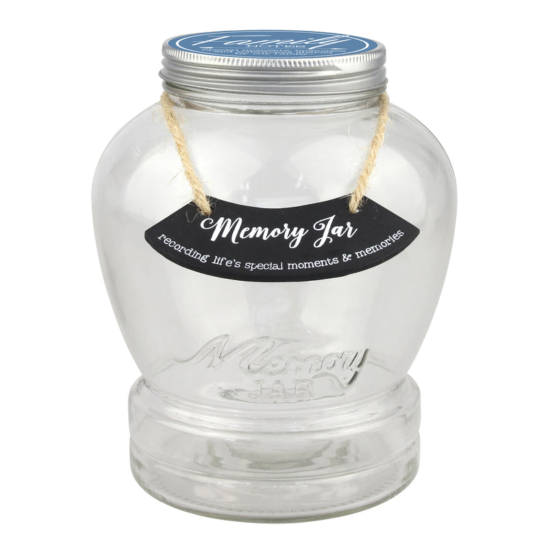 Top Shelf Family Memory Jar With 180 Tickets, Pen, and Decorative Lid