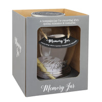 Top Shelf Feel Good Memory Jar With 180 Tickets, Pen, and Decorative Lid