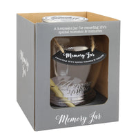 Top Shelf "In Loving Memory" Memory Jar With 180 Tickets, Pen, and Decorative Lid