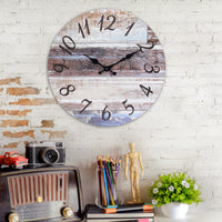 Rustic Wall Clock Large | Stonebriar Collection