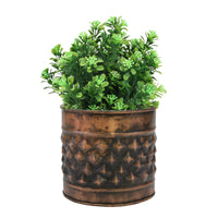 Copper Galvanized Metal Planters | Stonebriar Collection