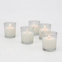 White Glass Votive Candles | Stonebriar Collection