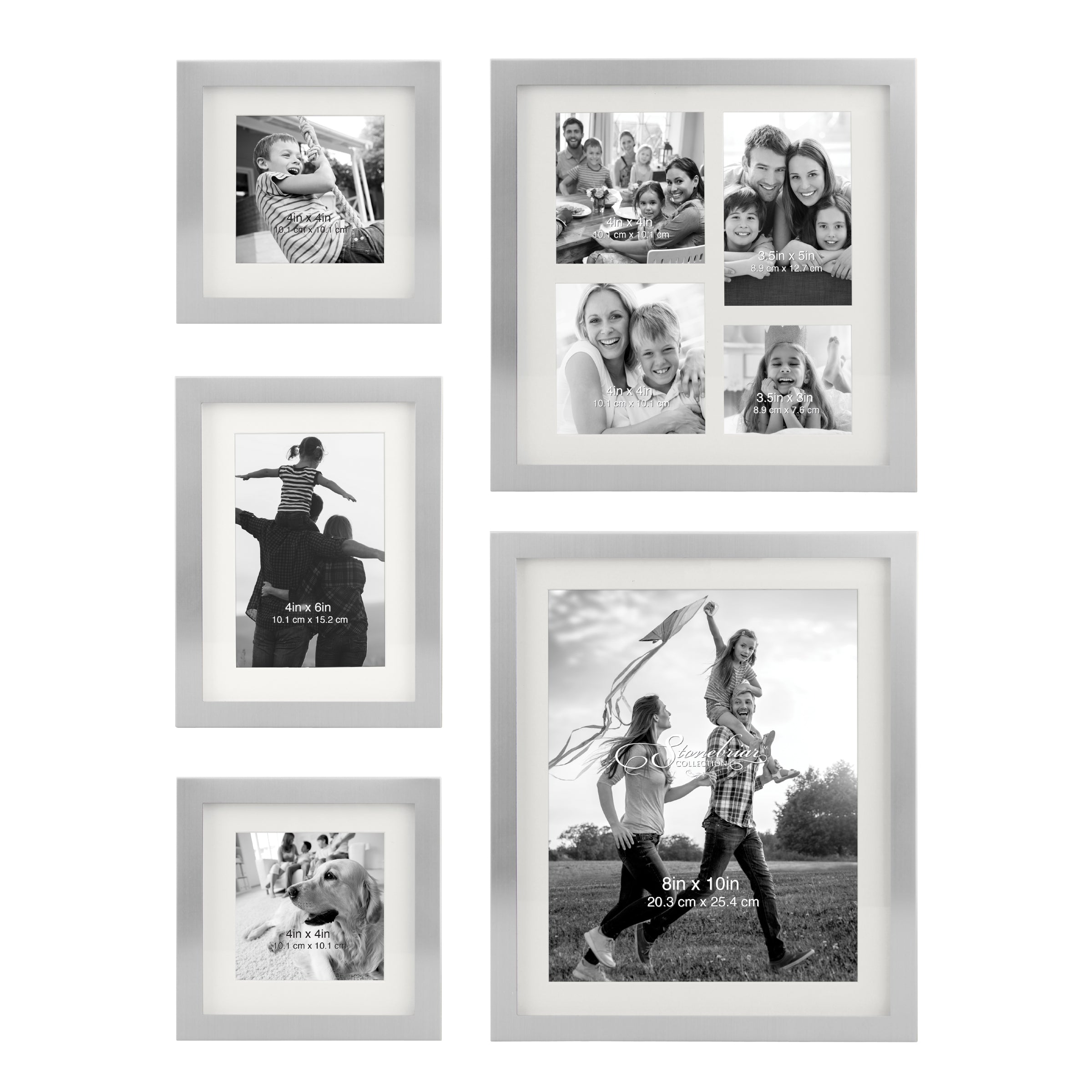 5 Piece Silver Picture Frames | Gallery Wall Inspiration | Stonebriar Collection