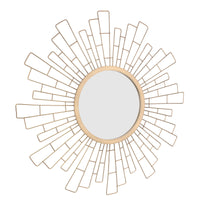 Gold Geometric Sunburst Mirror | Stonebriar Collection