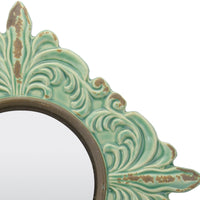 Ceramic Circle Mirror | Stonebriar Collection