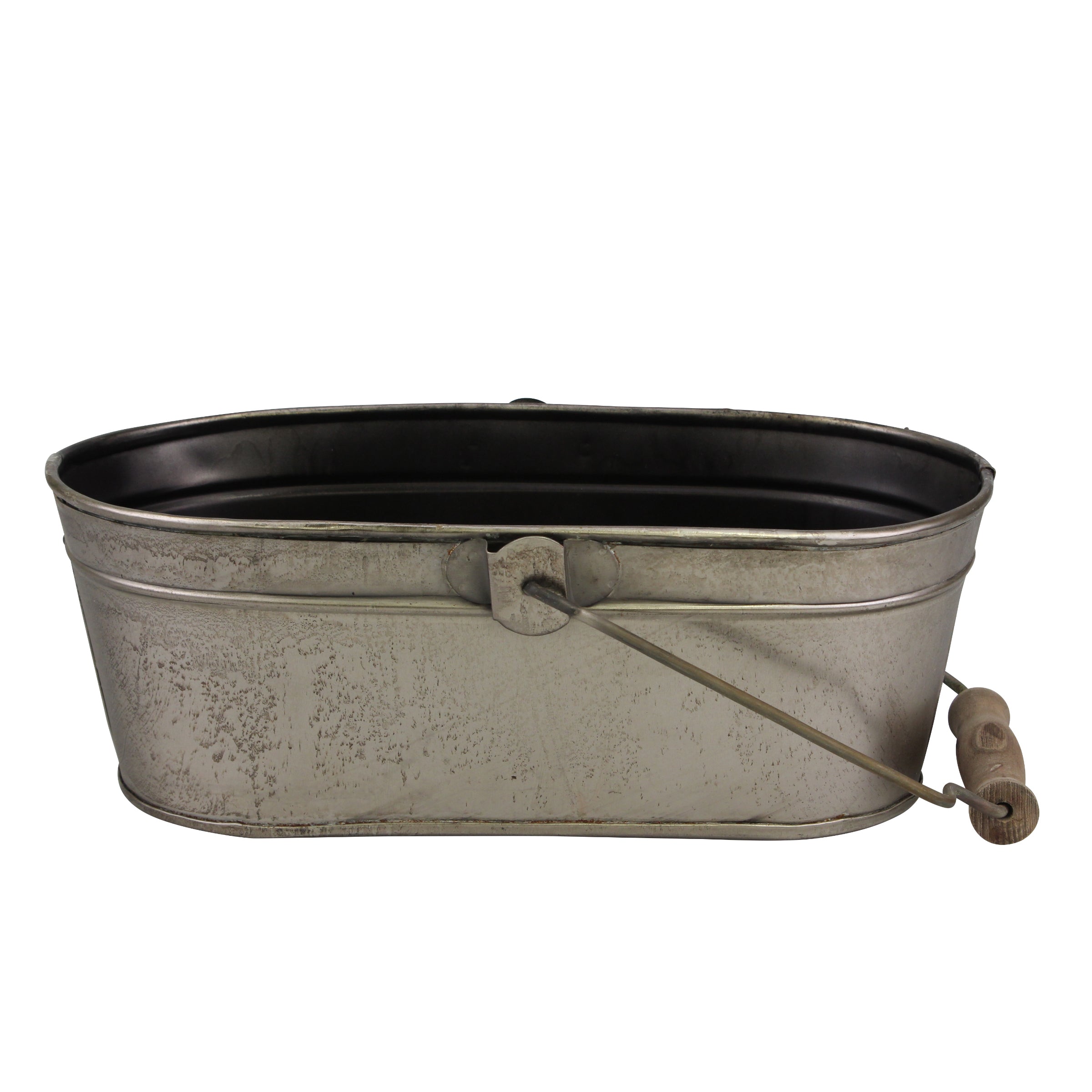 Wholesale Sliver galvanized steel small bucket with handle 3L 4L