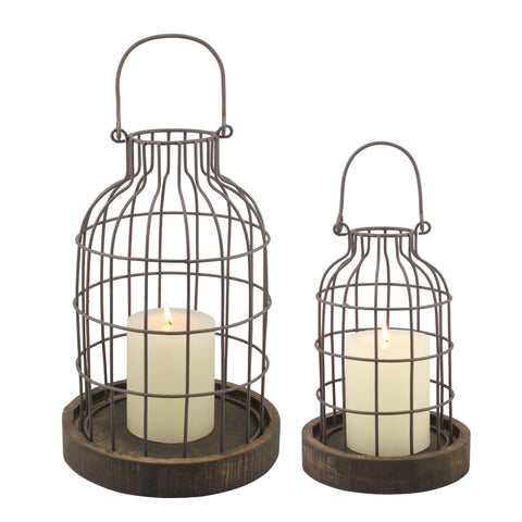 Metal Cloche Set | Rustic Decor | Stonebriar Collection