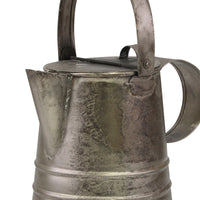 Antique Metal Pitcher with Lid