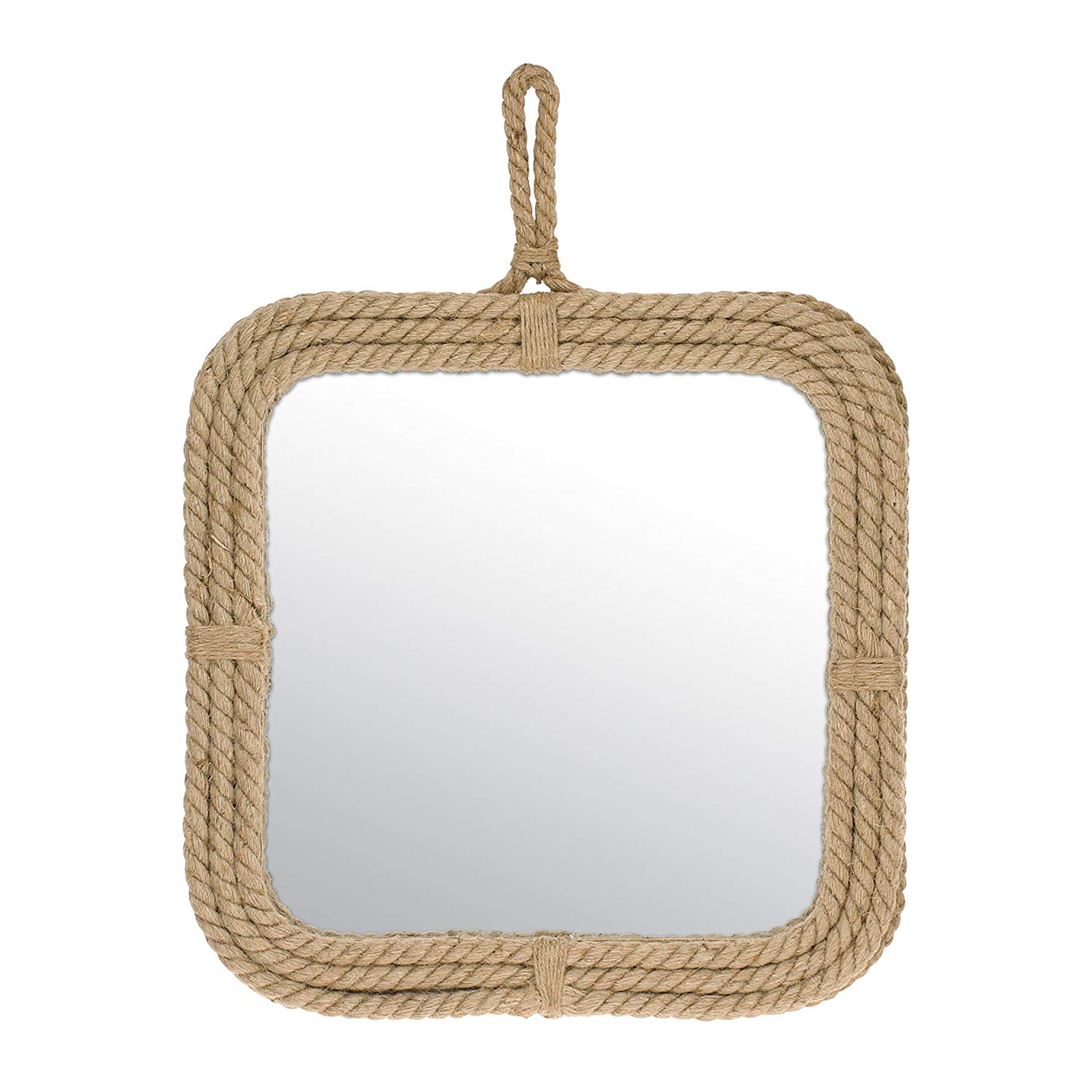 Square Rope Mirror | Nautical Decor | Stonebriar Collection