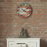 Rustic Farmhouse Wood Clock | Stonebriar Collection