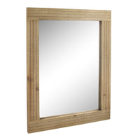Rectangular Rustic Wood Mirror | Stonebriar Collection