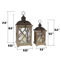 Rustic Lanterns Decor | Farmhouse Decor | Stonebriar Collection