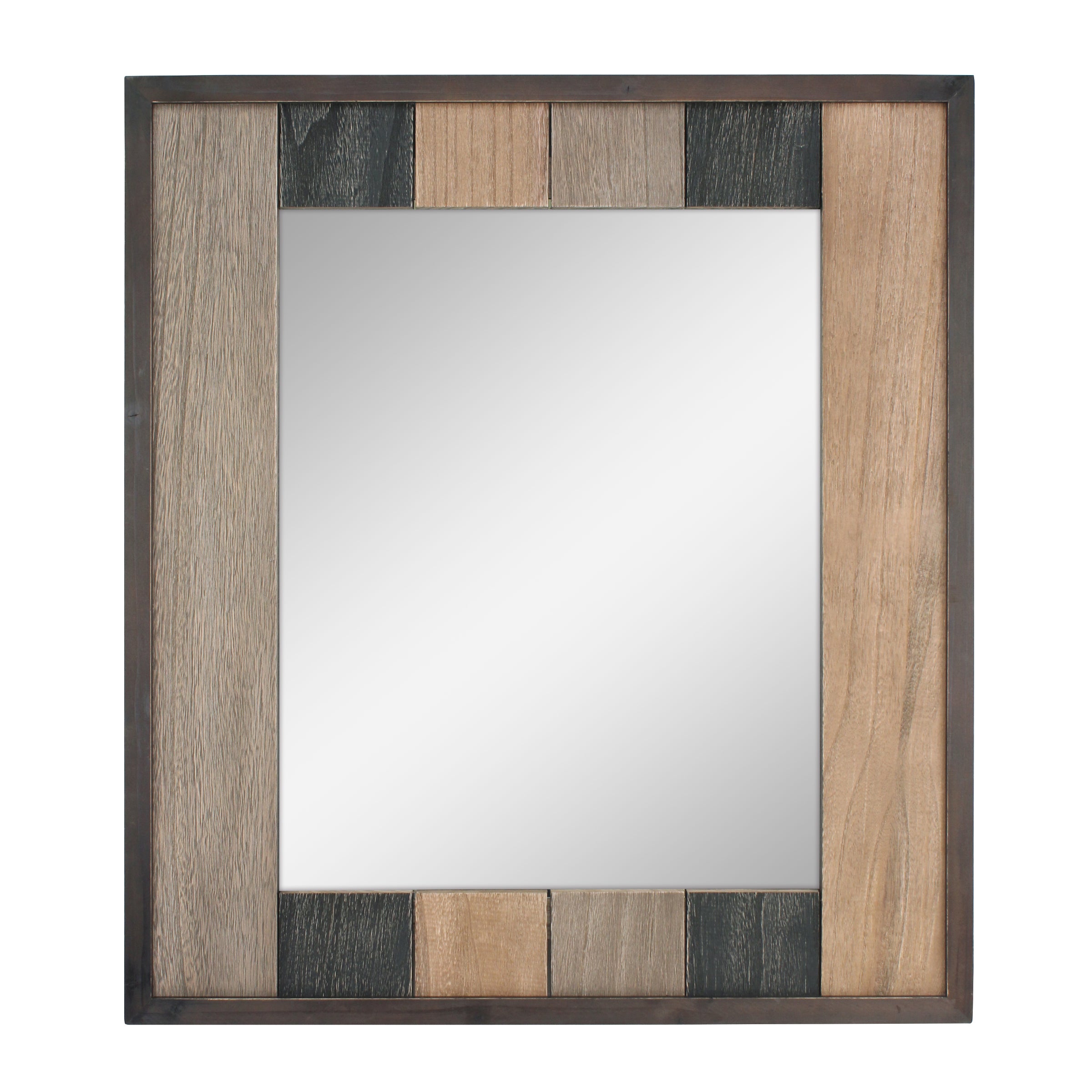 Rustic Wood Plank Mirror | Stonebriar Collection