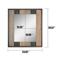 Rustic Wood Plank Mirror | Stonebriar Collection