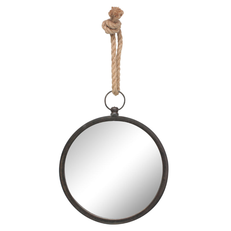 Small Nautical Metal Mirror for Wall | Stonebriar Collection