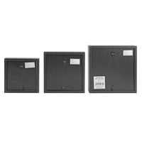 Square Wall Mounted Gallery Frames, Wood, Black, Set of 3 | Stonebriar Collection