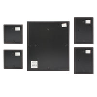 Rectangle Wall Mounted Gallery Frames, Wood, Black (Set of 5) | Stonebriar Collection
