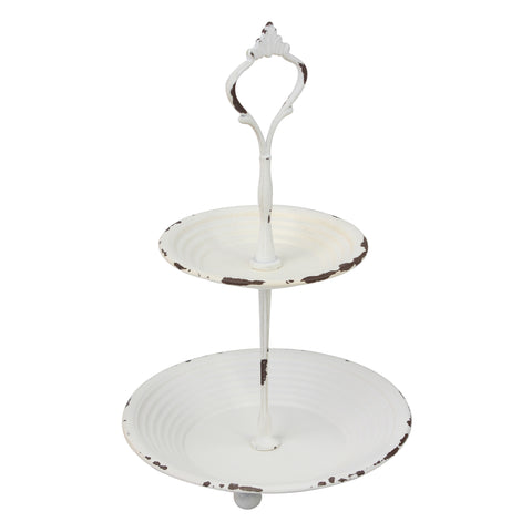 Two Tier Tray Farmhouse | Stonebriar Collection