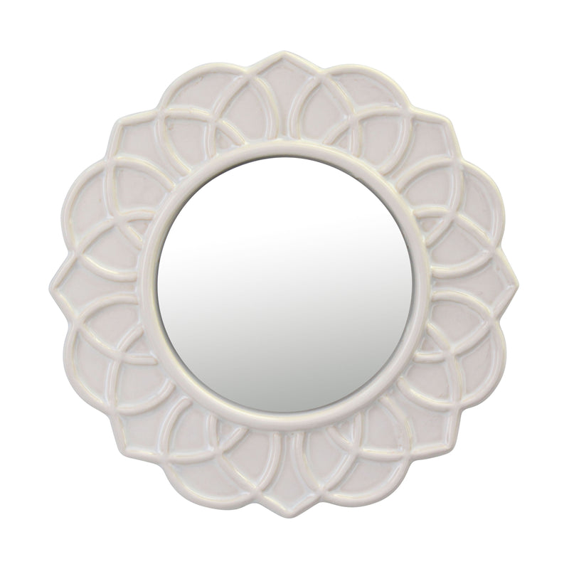 Ceramic Boho Mirror | Stonebriar Collection