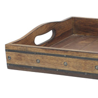 Wooden Tray with Handles | Heartland | Stonebriar Collection